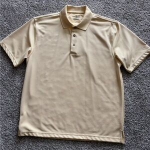 Men's GrandSlam Light Yellow Golf Polo Shirt
